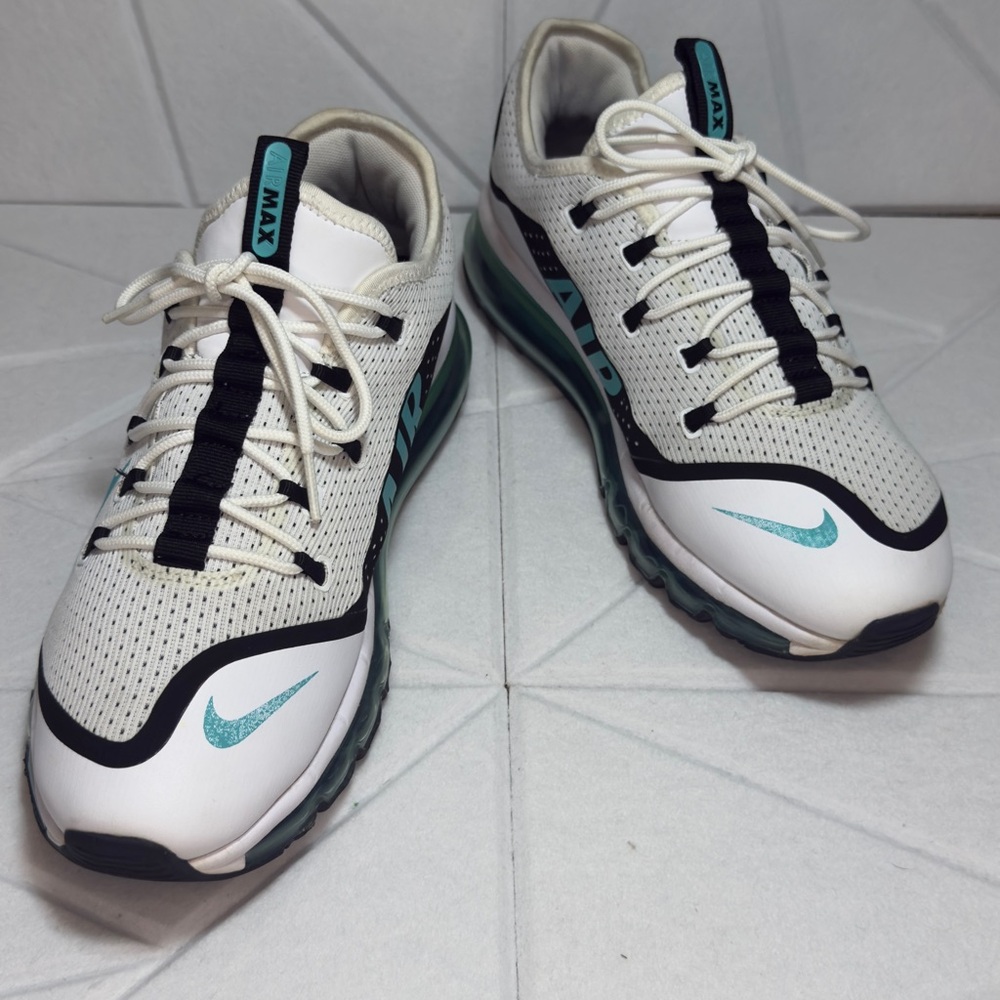 Nike Air Max Sequent 3 - Teal/White Sneakers - Men’s Size 10 - Great Cond! - Picture 4 of 14